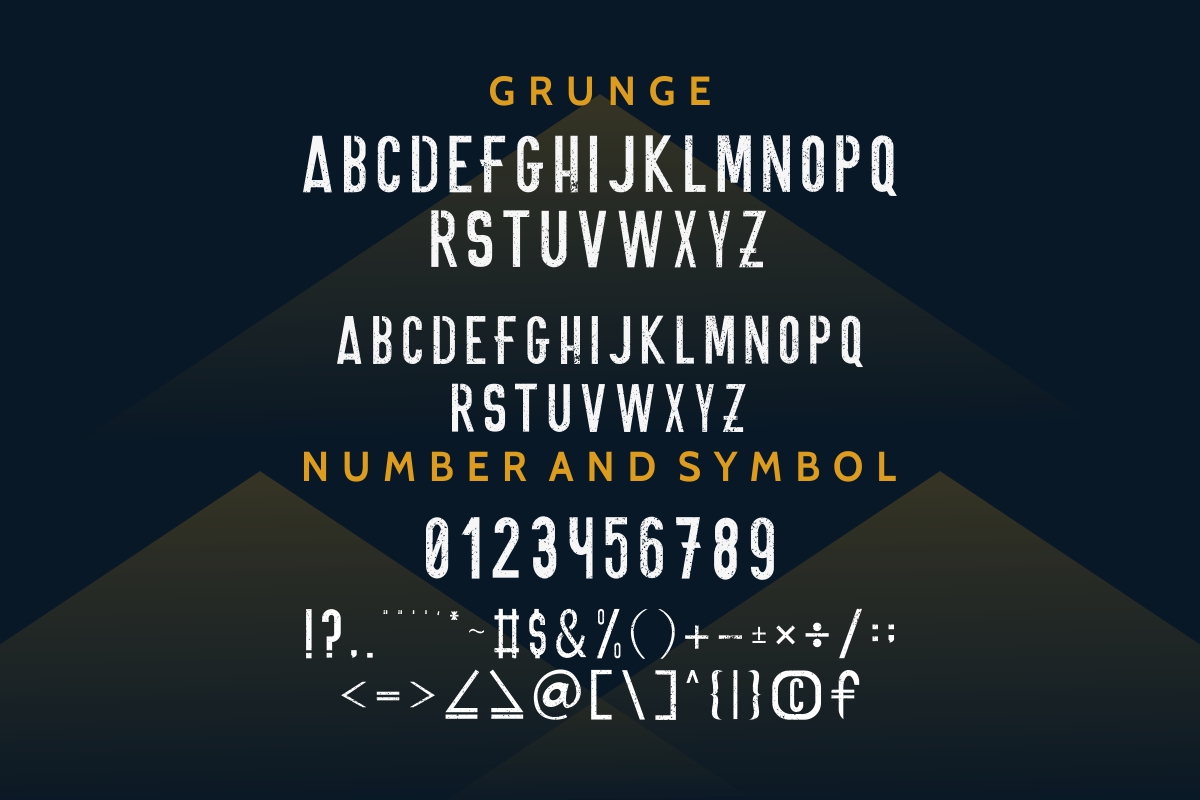 ONNIC Outline Font preview